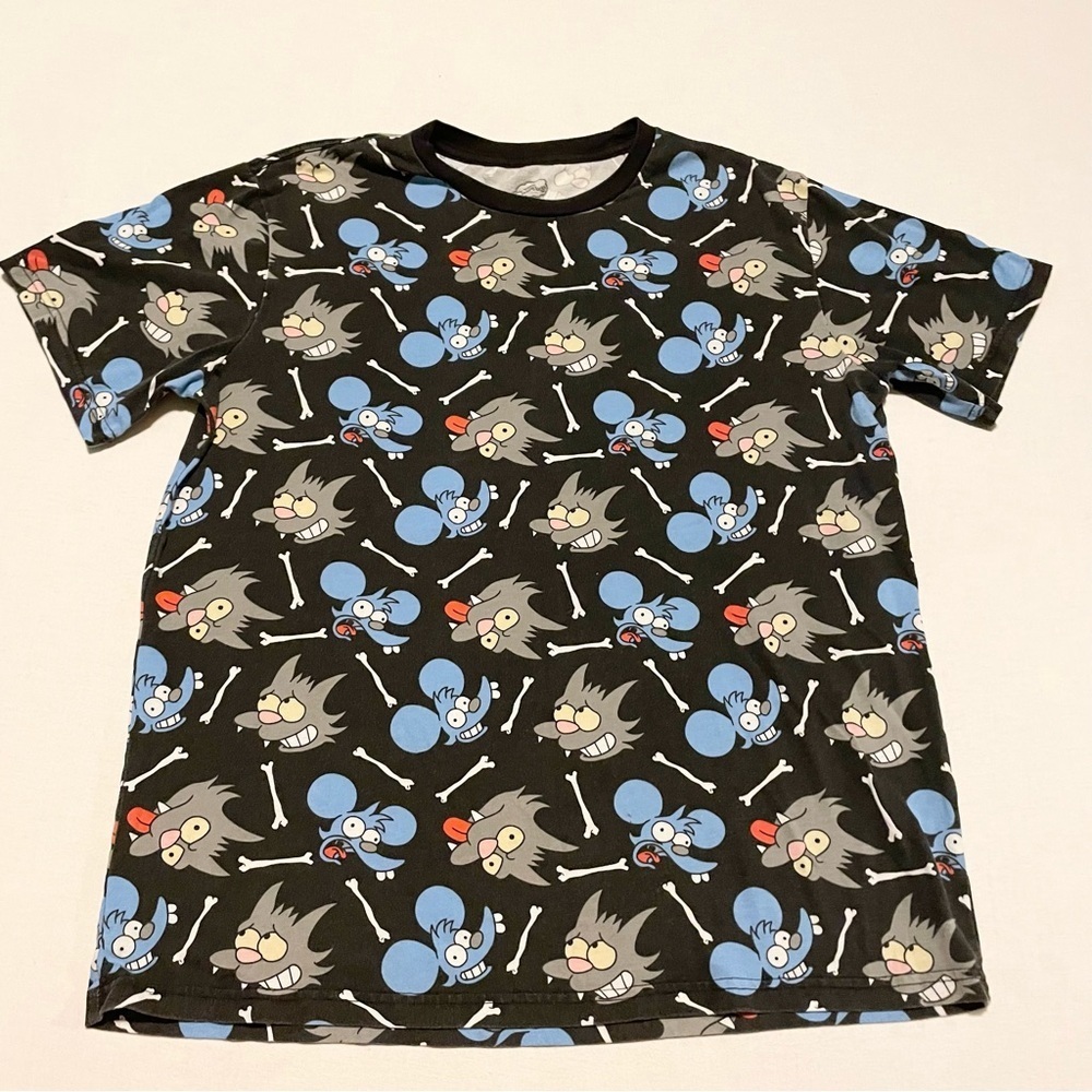 The Simpsons Itchy and Scratchy Tshirt Men’s Size Large Shirt